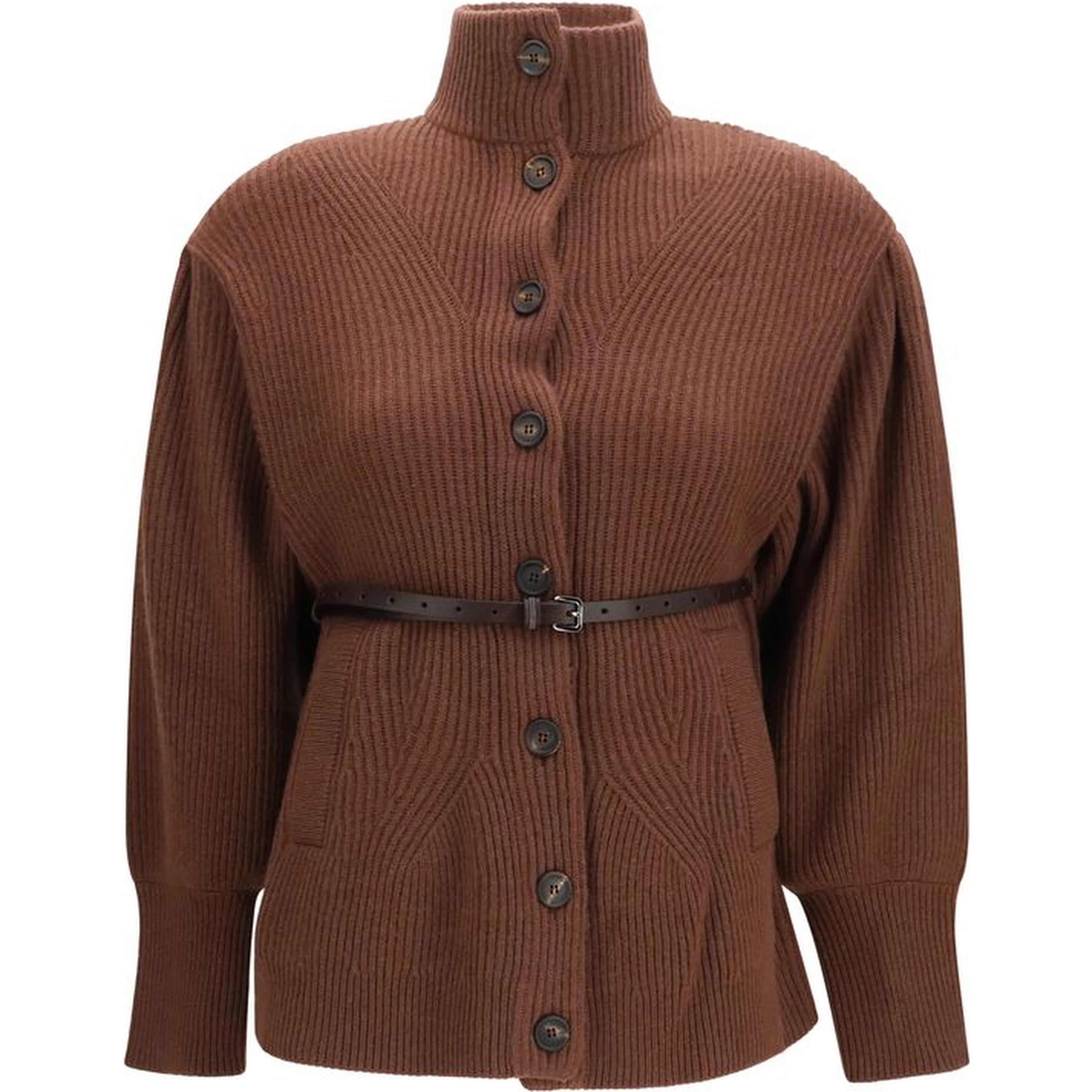 Brown Wool Oves Aries Cardigan