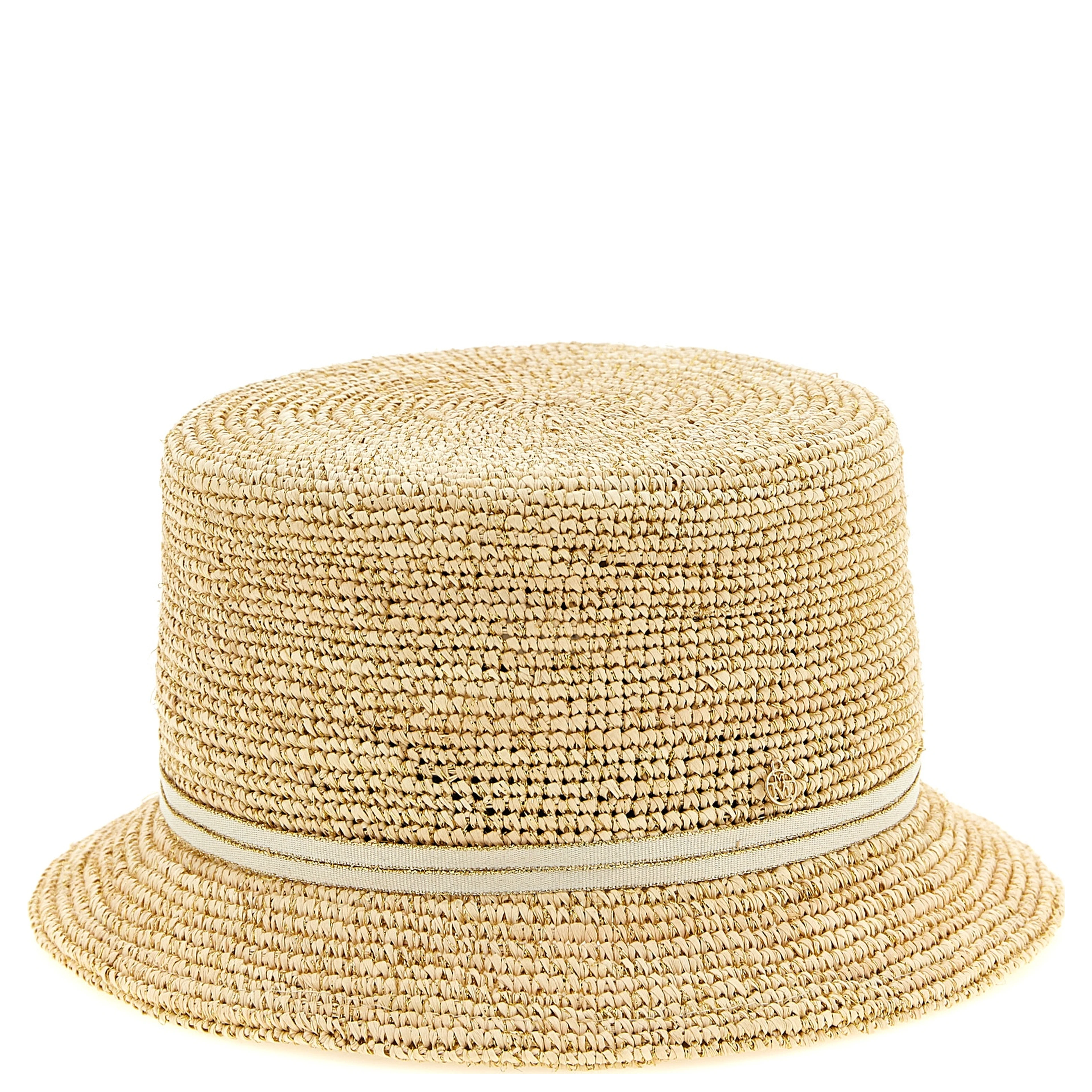 Beige Fabric Sunhat