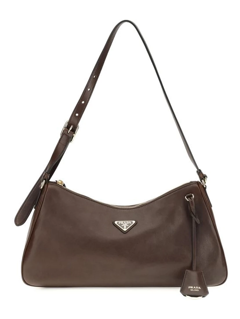 Brown Calf Leather Bos Taurus Shoulder Bag