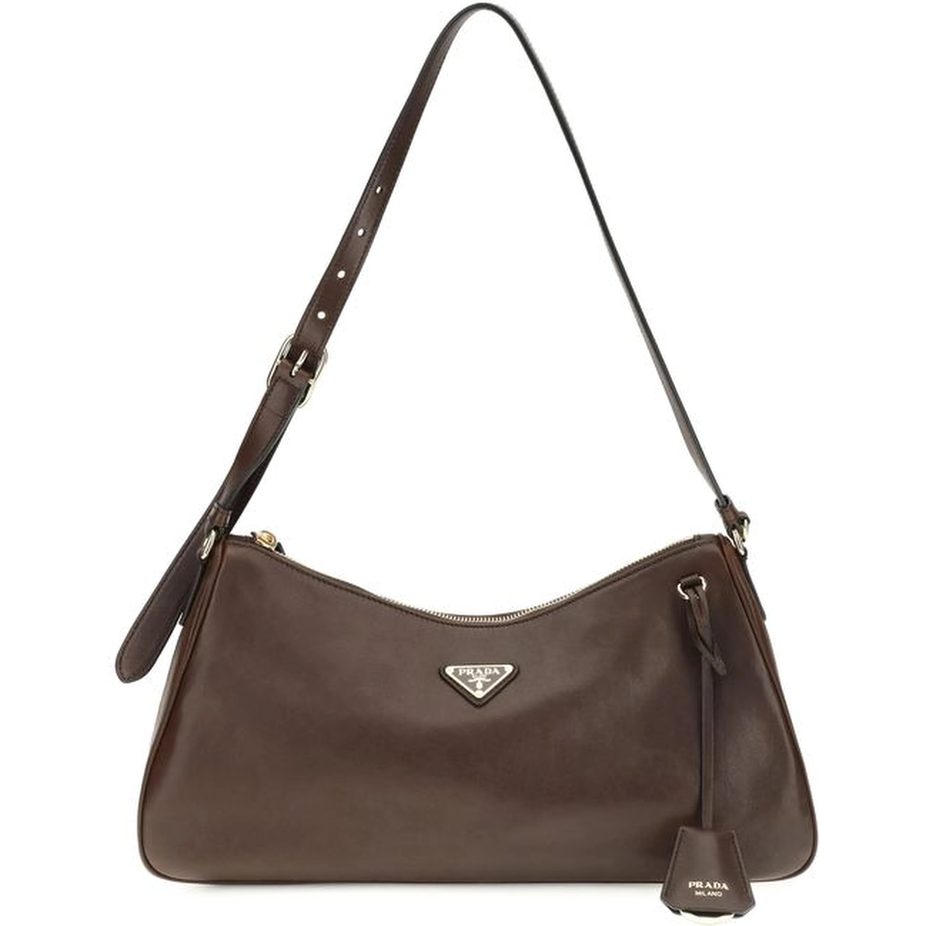 Brown Calf Leather Bos Taurus Shoulder Bag