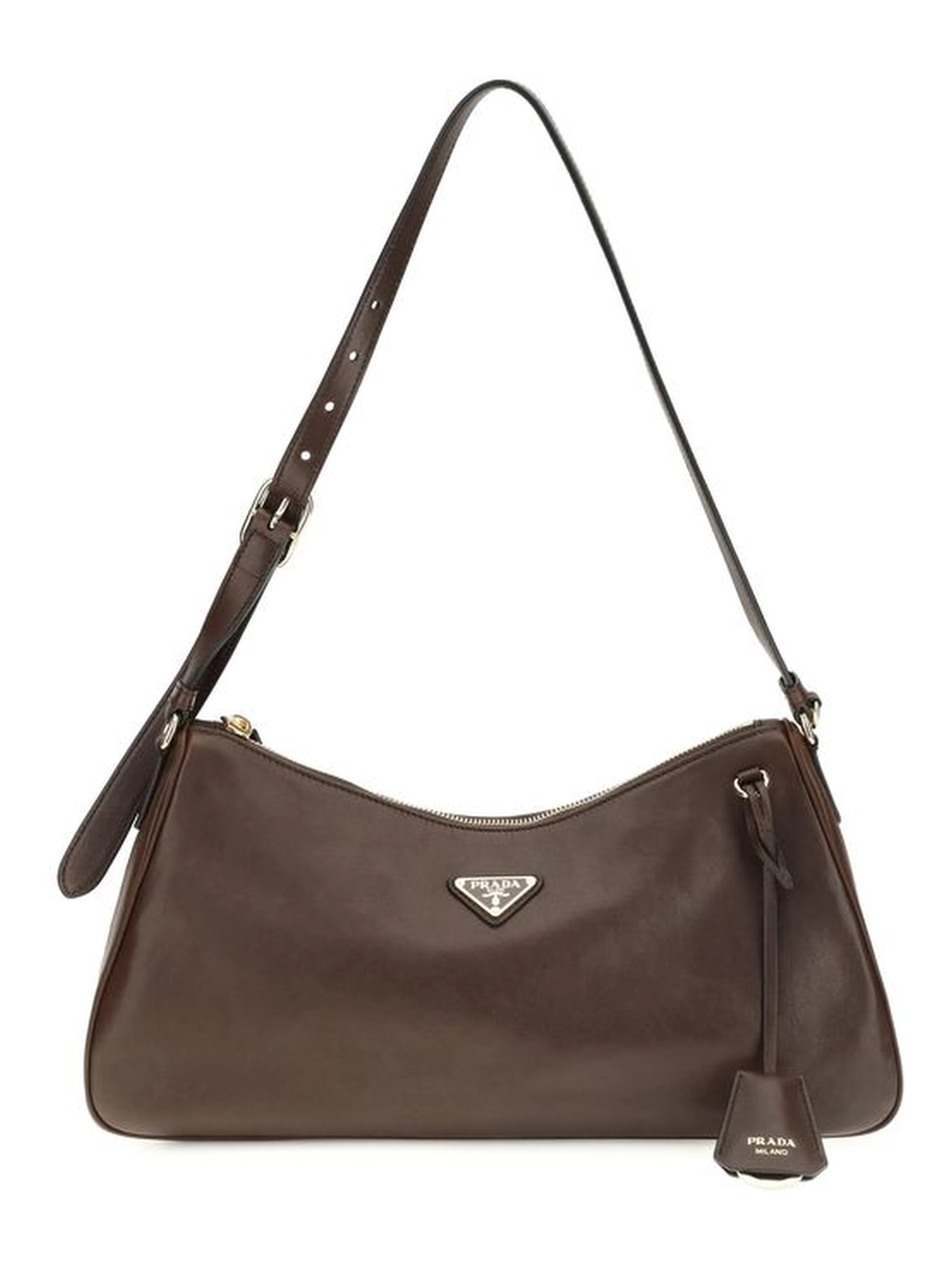 Brown Calf Leather Bos Taurus Shoulder Bag
