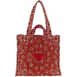 Multicolor Cotton Tote Bag