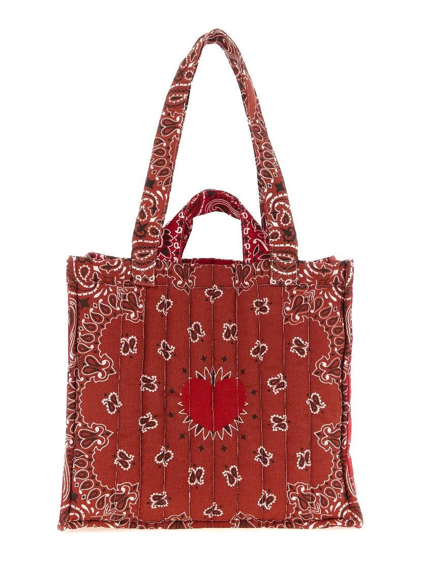 Multicolor Cotton Tote Bag