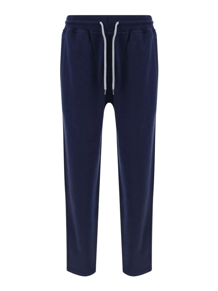 Blue Cotton Joggers (Workout Pants)