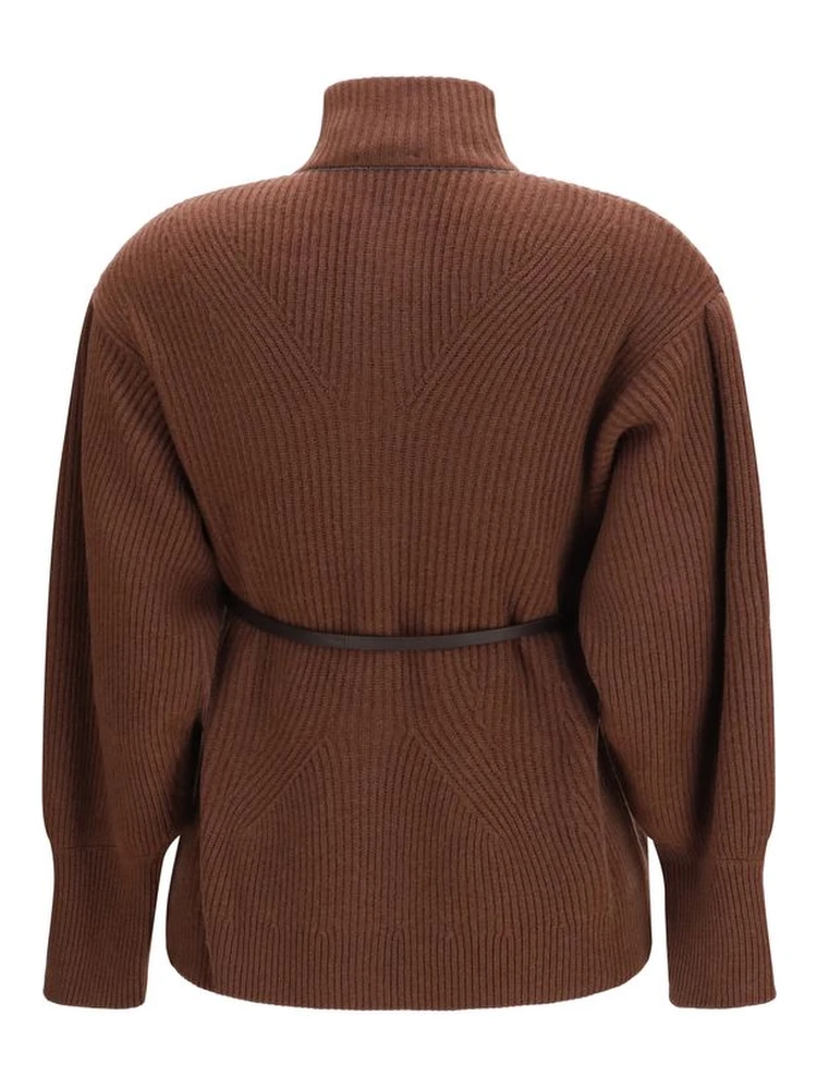 Brown Wool Oves Aries Cardigan alternative