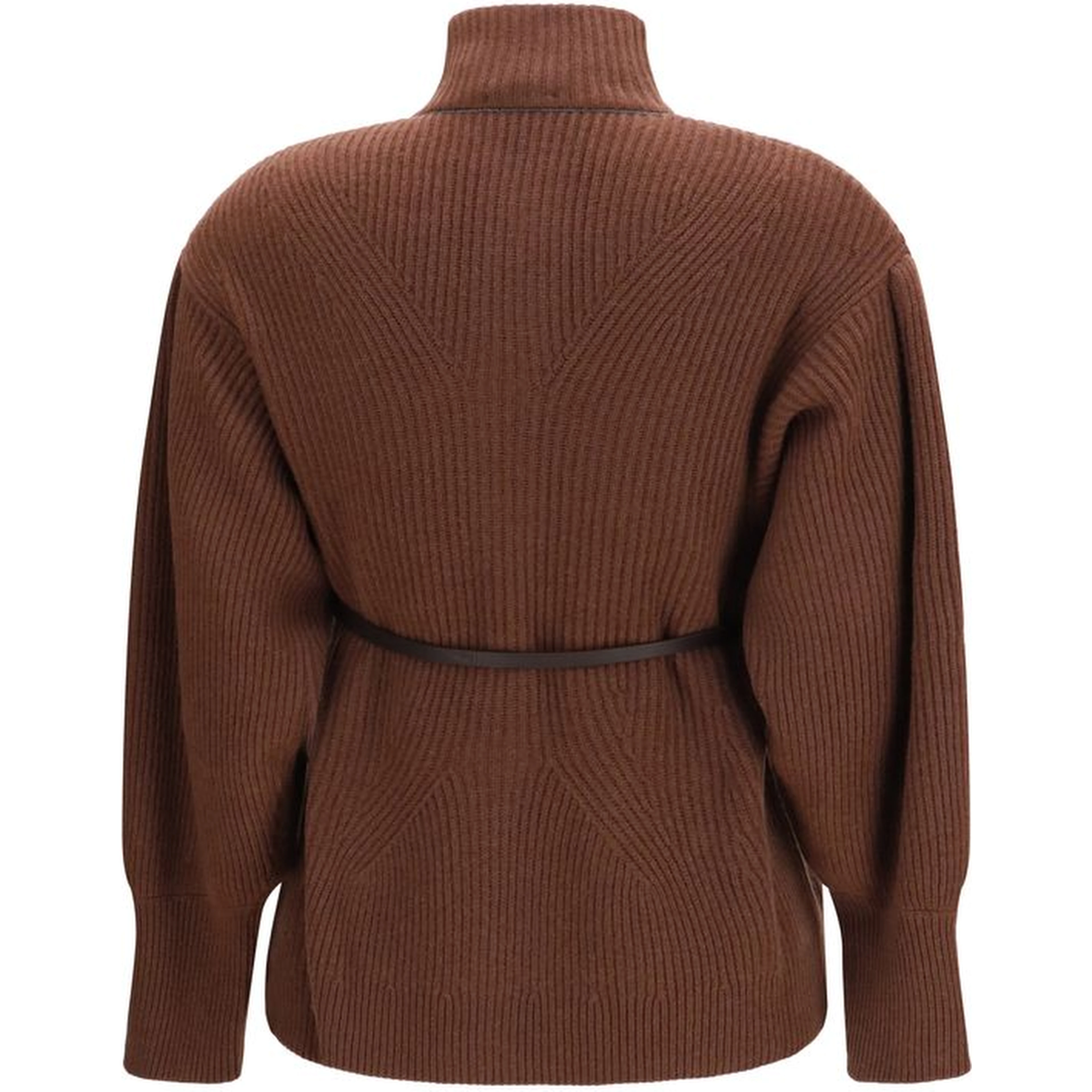 Brown Wool Oves Aries Cardigan