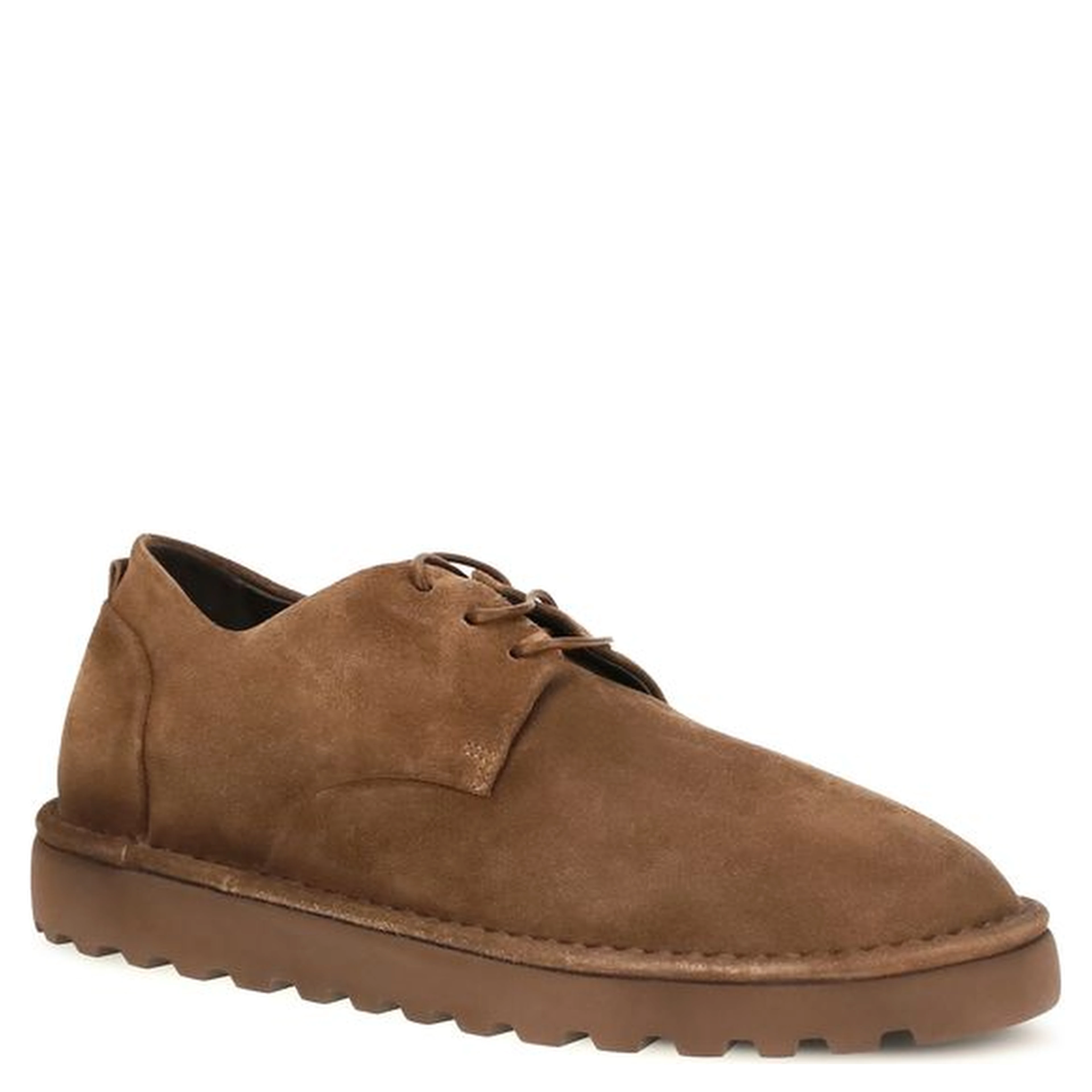 Brown Calf Leather Bos Taurus Oxfords And Derbies