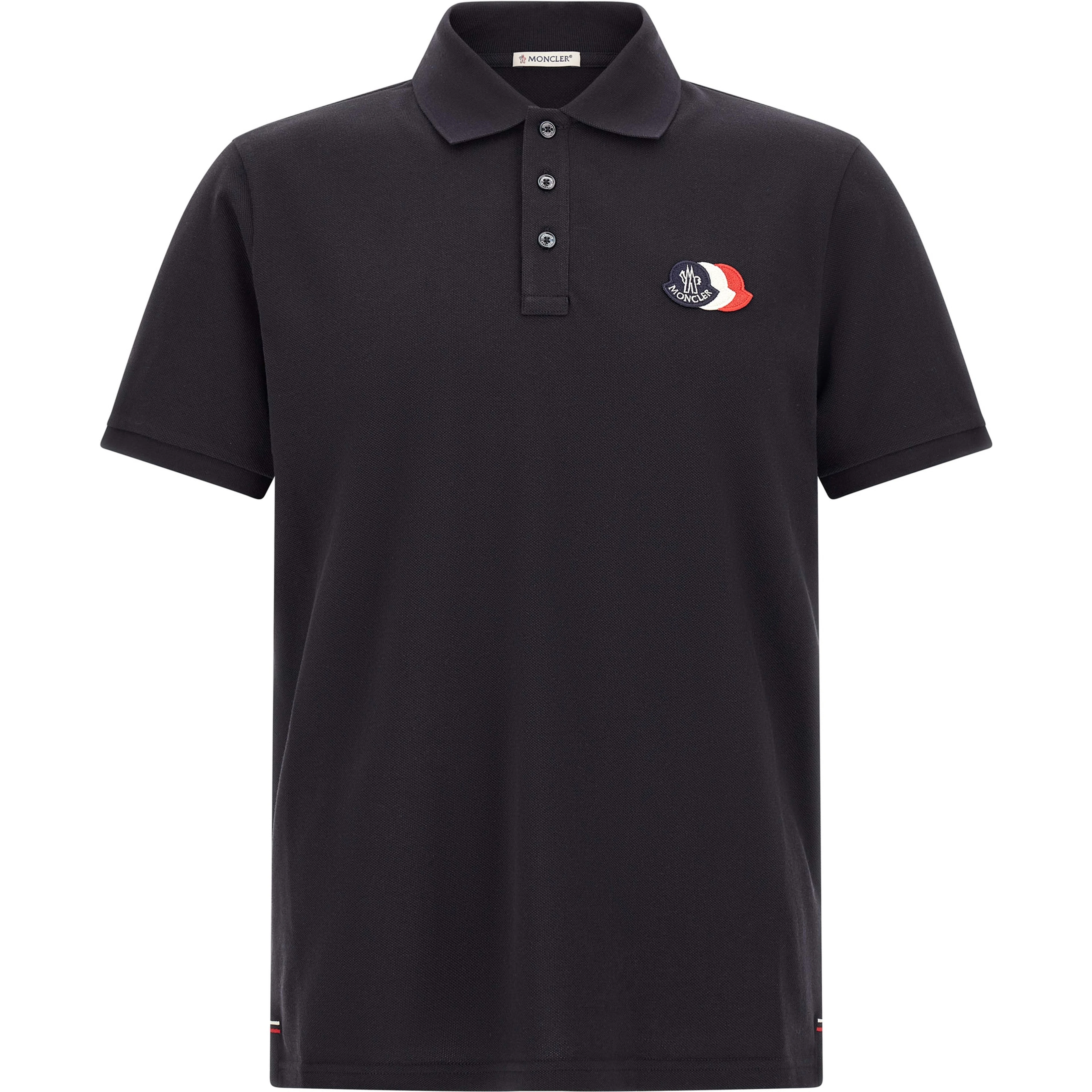 Blue Cotton Polo Shirt
