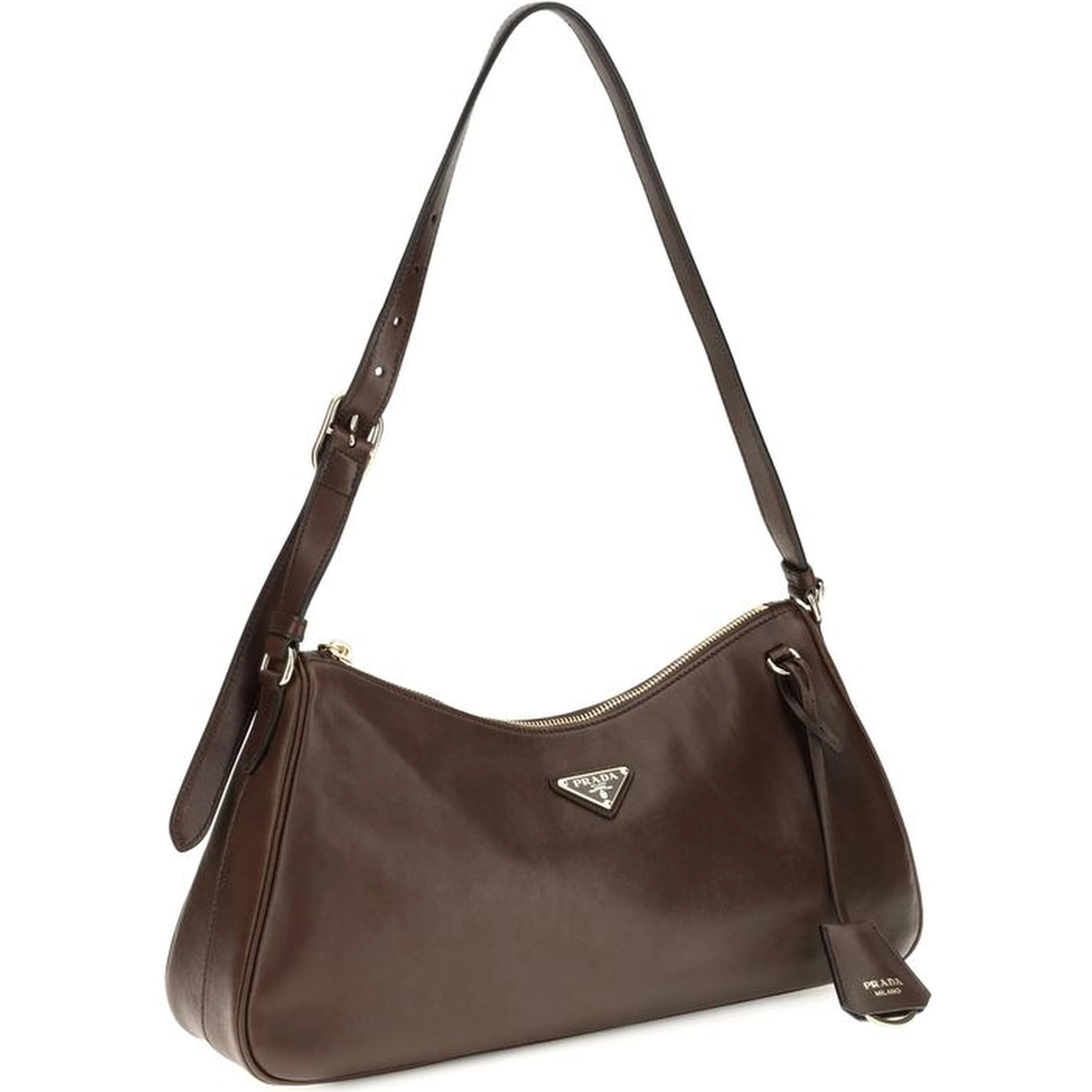 Brown Calf Leather Bos Taurus Shoulder Bag