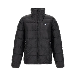 Black Nylon Full-Length Jacket