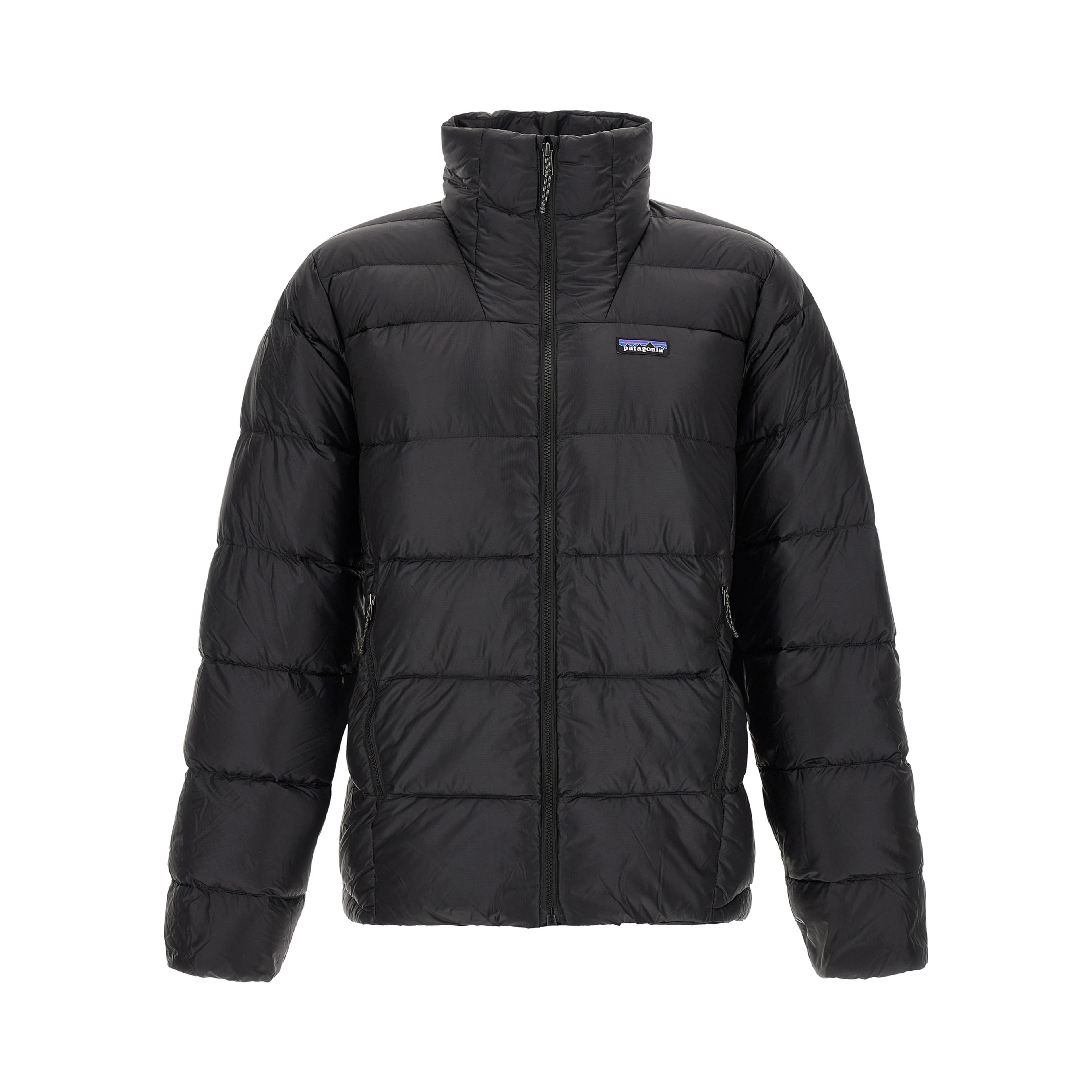 Black Nylon Full-Length Jacket