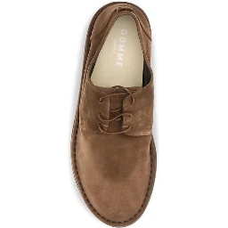 Brown Calf Leather Bos Taurus Oxfords And Derbies