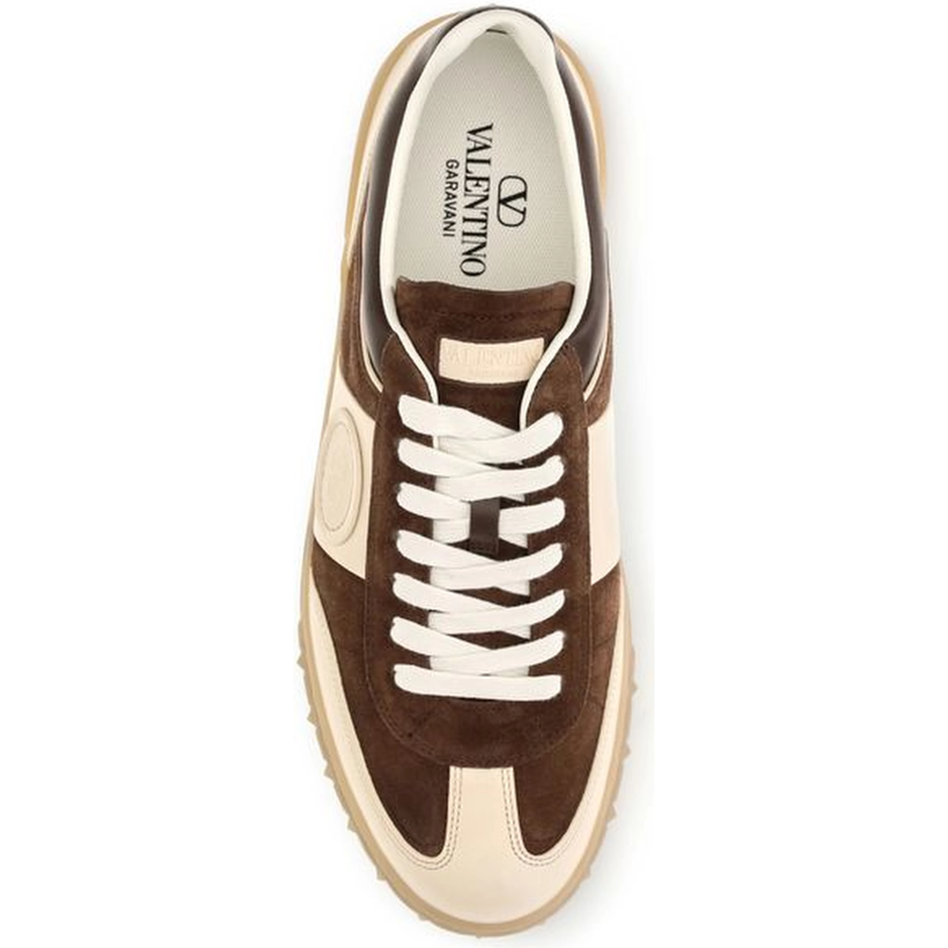 Brown Suede Leather Athletic Sneakers