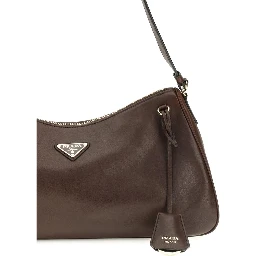 Brown Calf Leather Bos Taurus Shoulder Bag