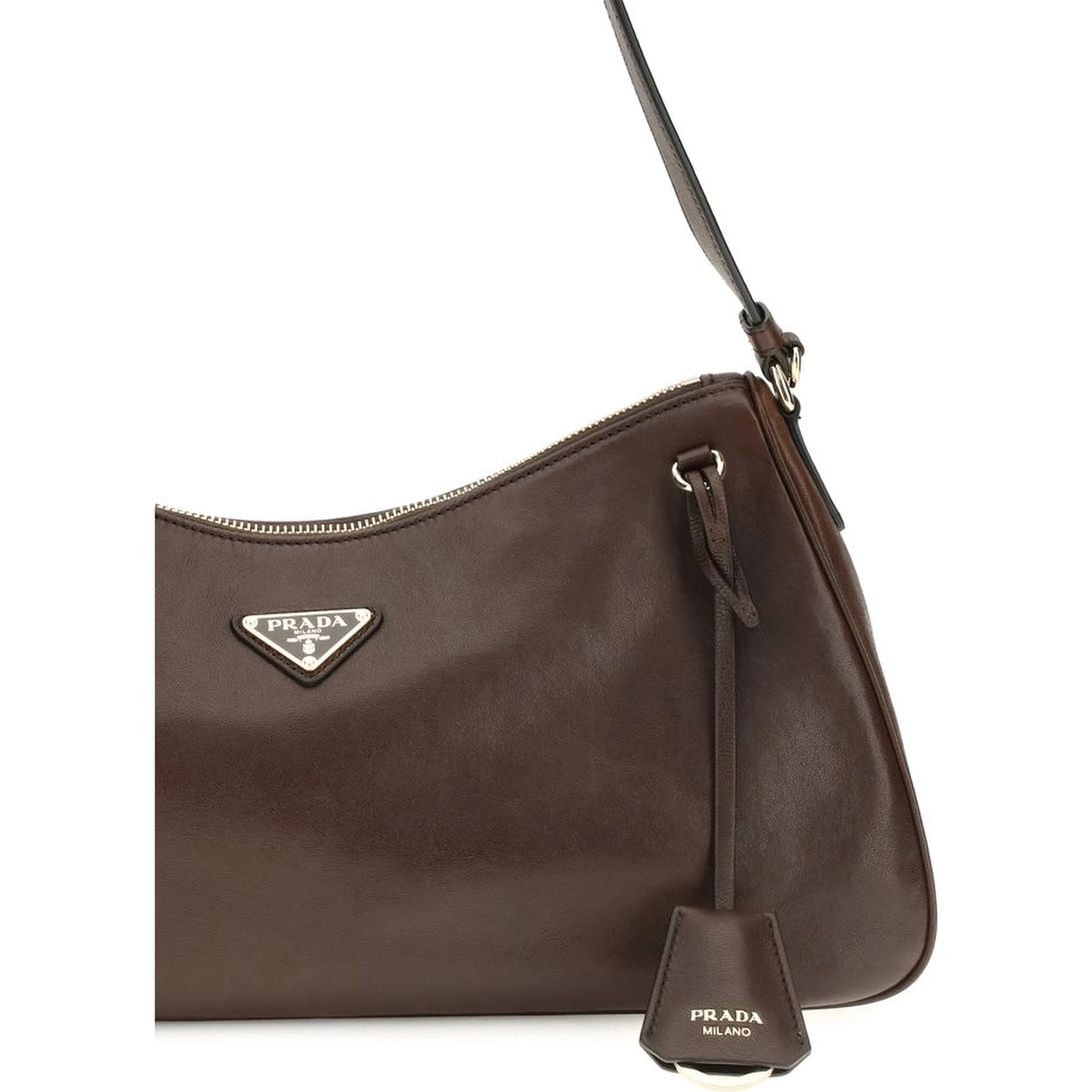 Brown Calf Leather Bos Taurus Shoulder Bag