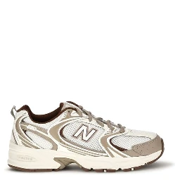 Silver Fabric Athletic Sneakers