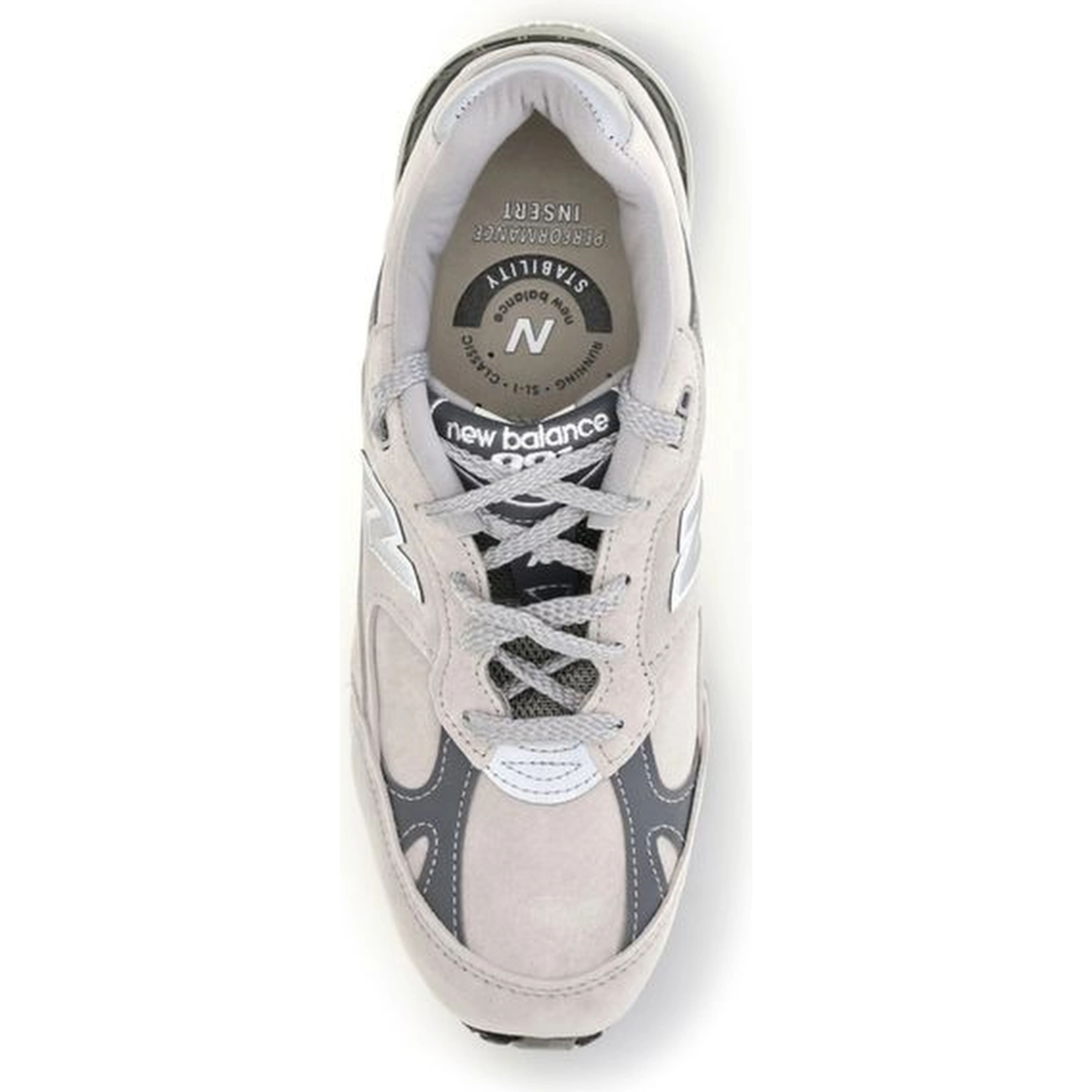 Gray Suede Leather Athletic Sneakers