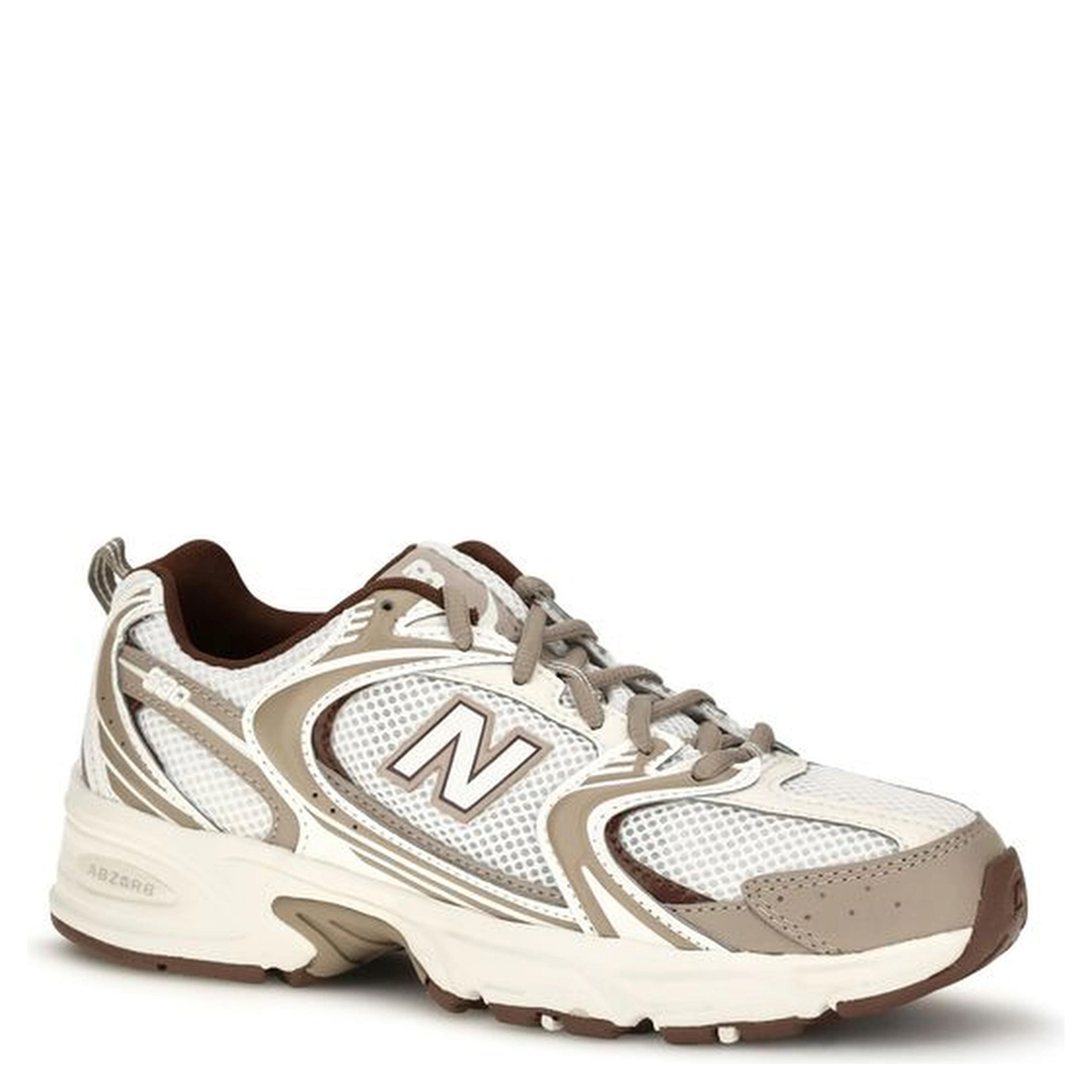 Silver Fabric Athletic Sneakers