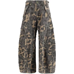 Multicolor Cotton Cargo Shorts
