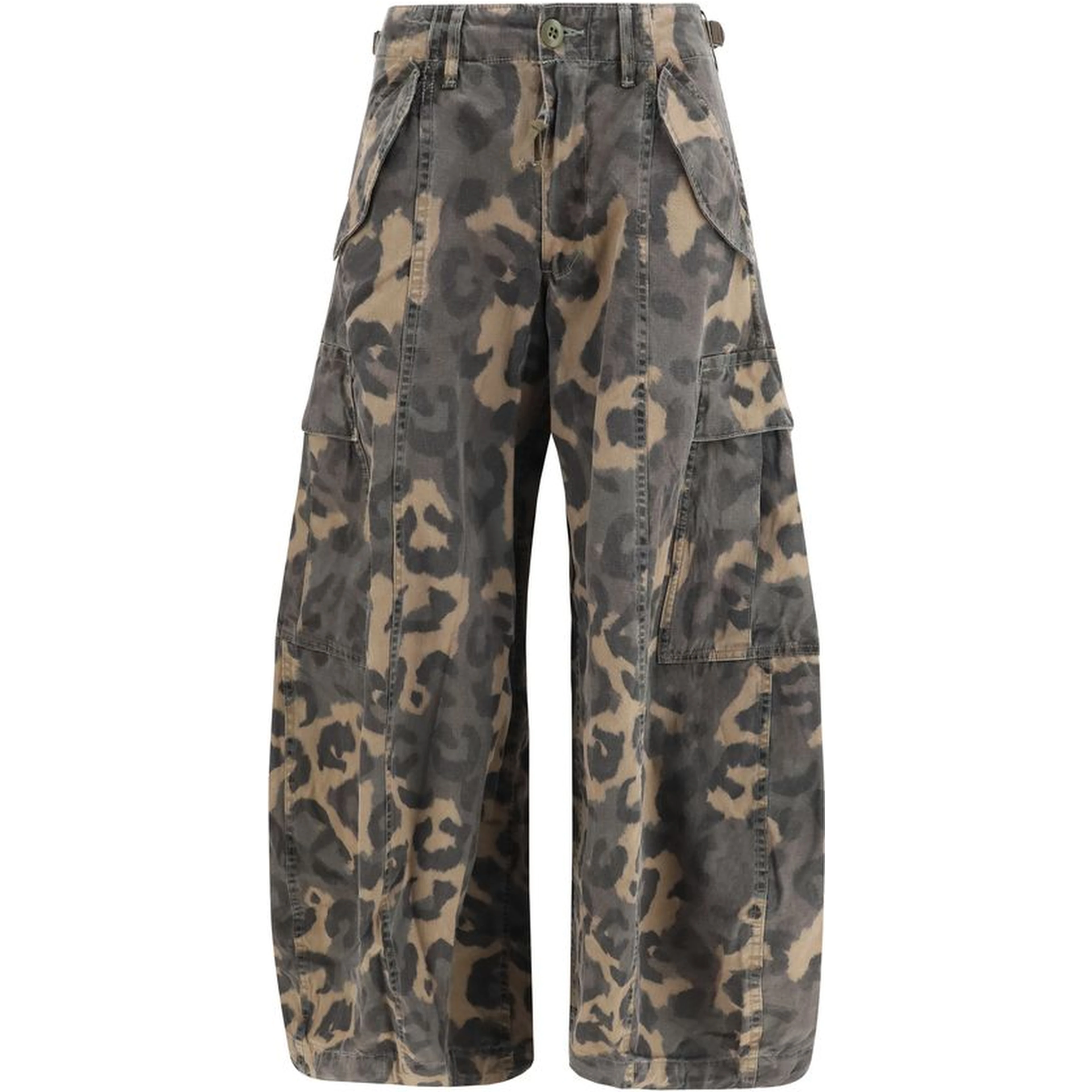 Multicolor Cotton Cargo Shorts