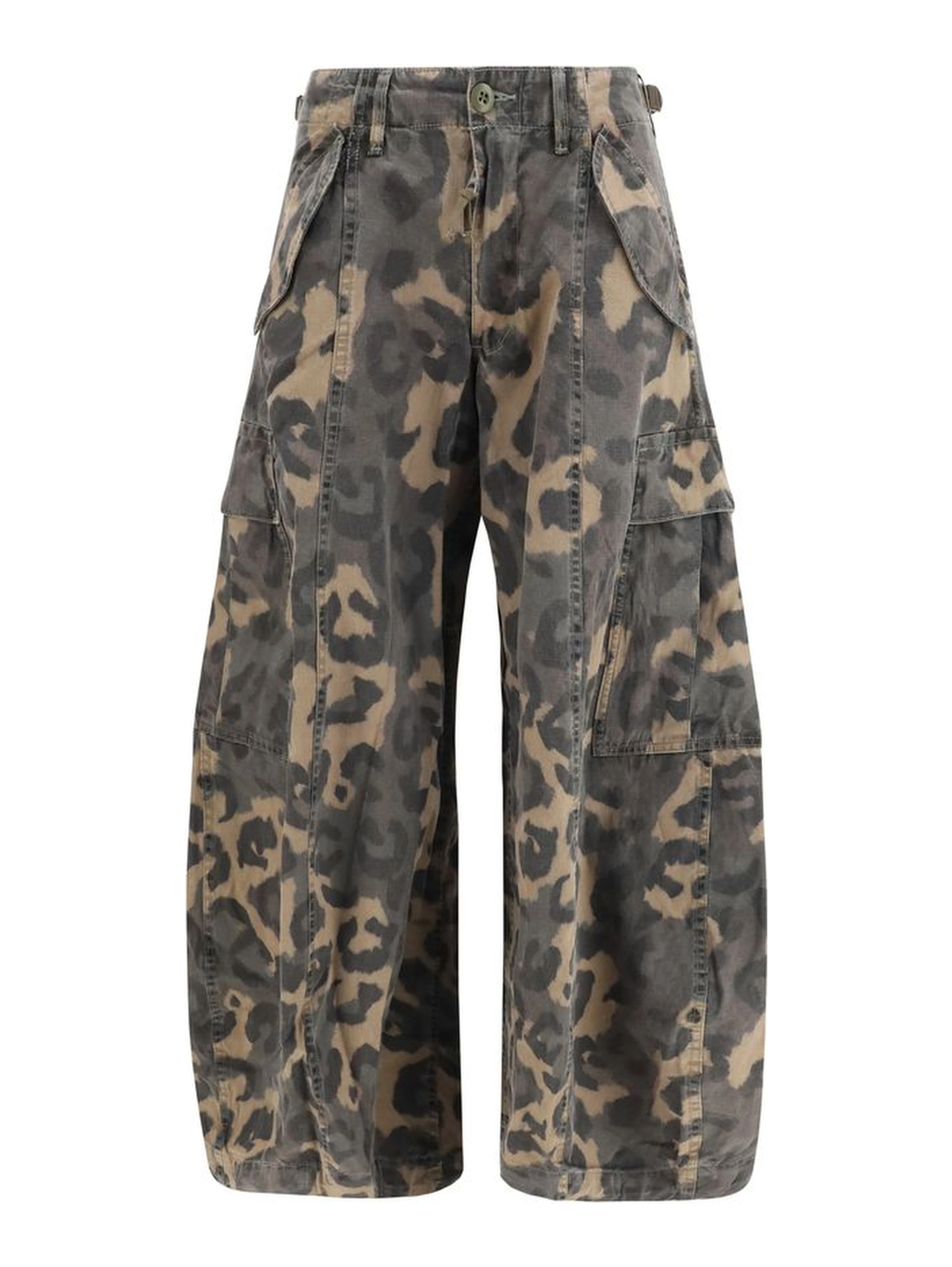 Multicolor Cotton Cargo Shorts