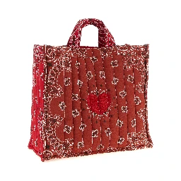 Multicolor Cotton Tote Bag