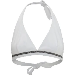 White Polyamide Bikini
