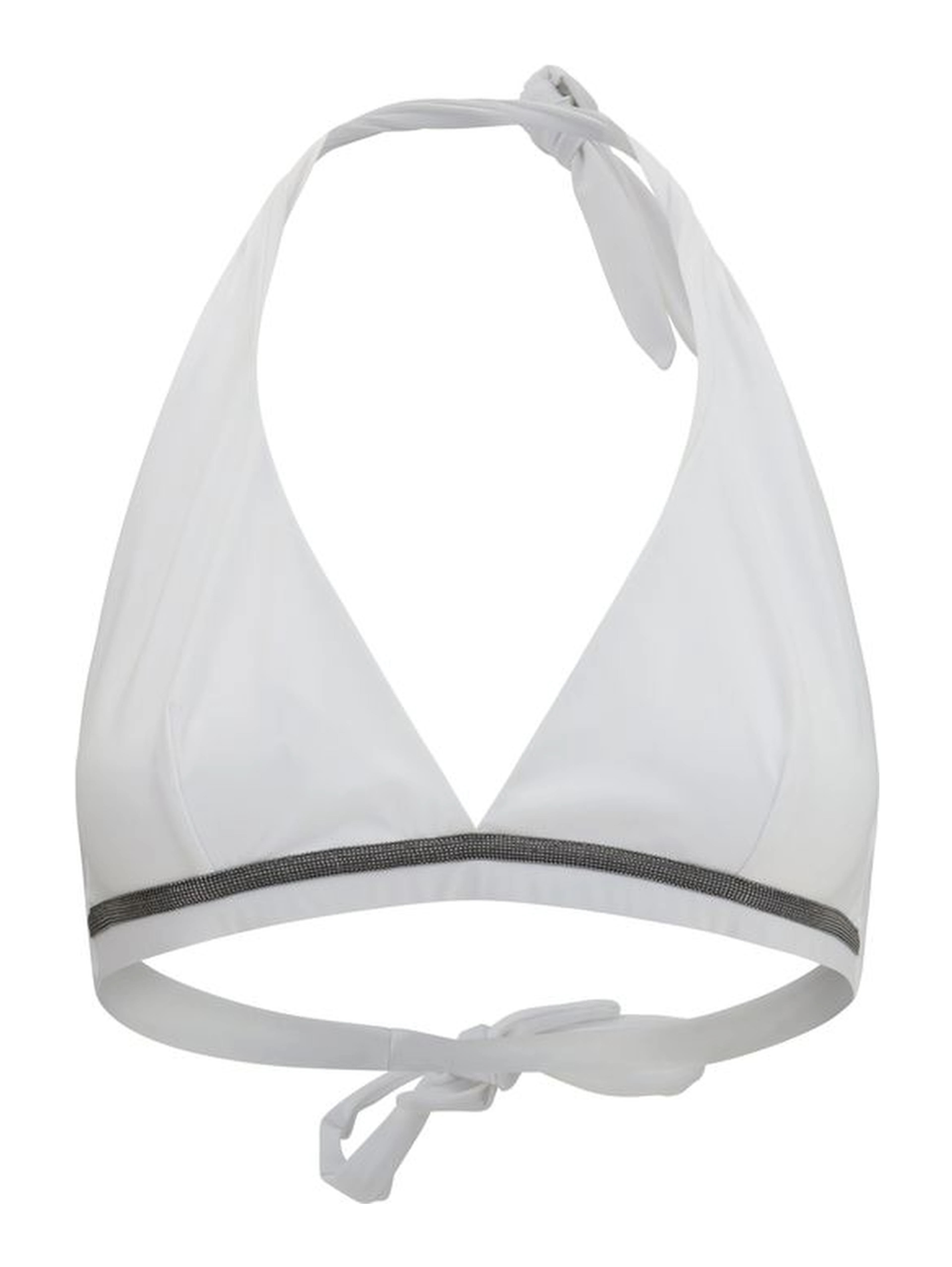 White Polyamide Bikini