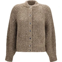 Brown Cashmere Cardigan
