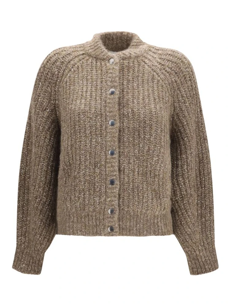 Brown Cashmere Cardigan