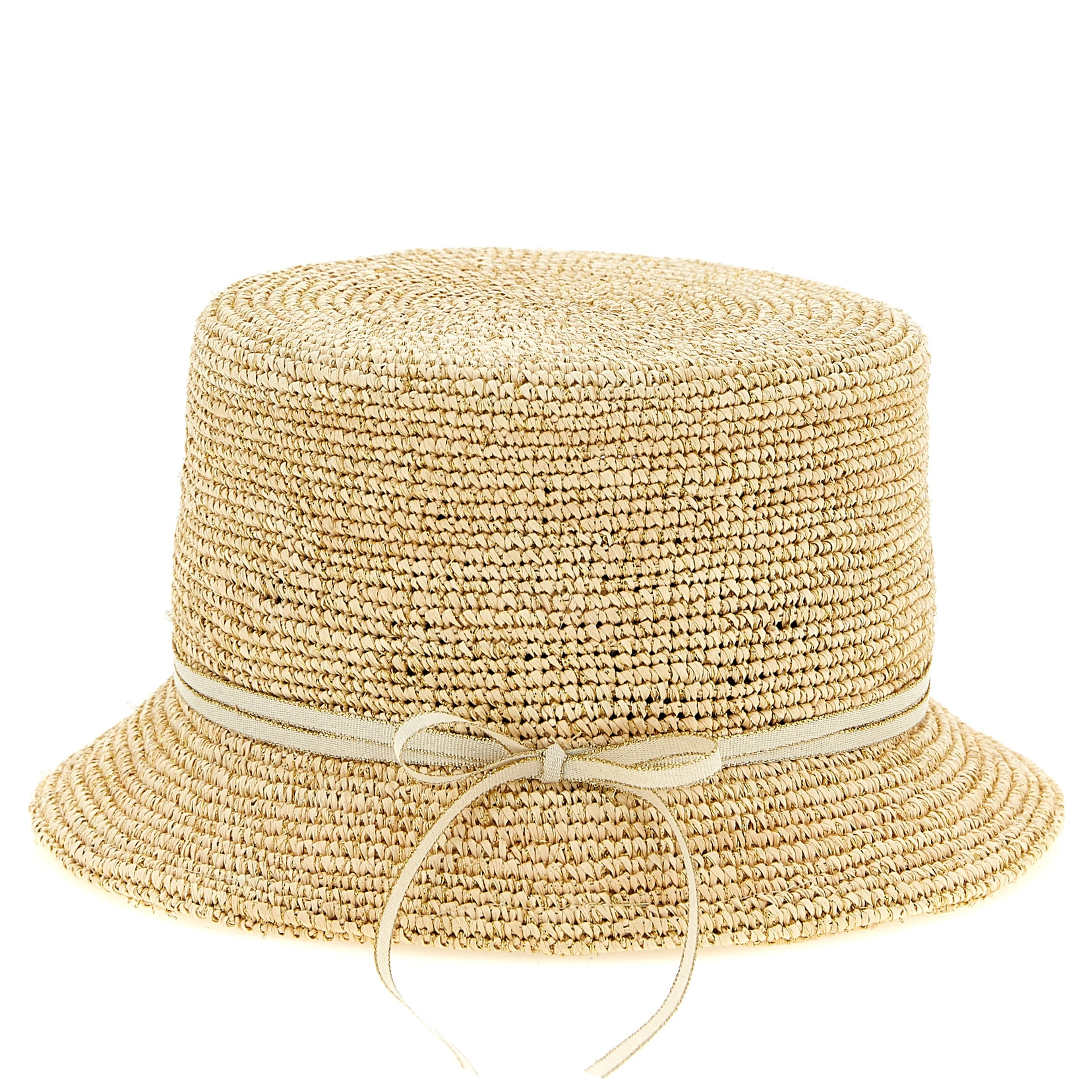 Beige Fabric Sunhat