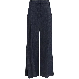 Blue Cotton Jeans Denim