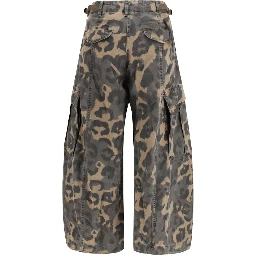 Multicolor Cotton Cargo Shorts