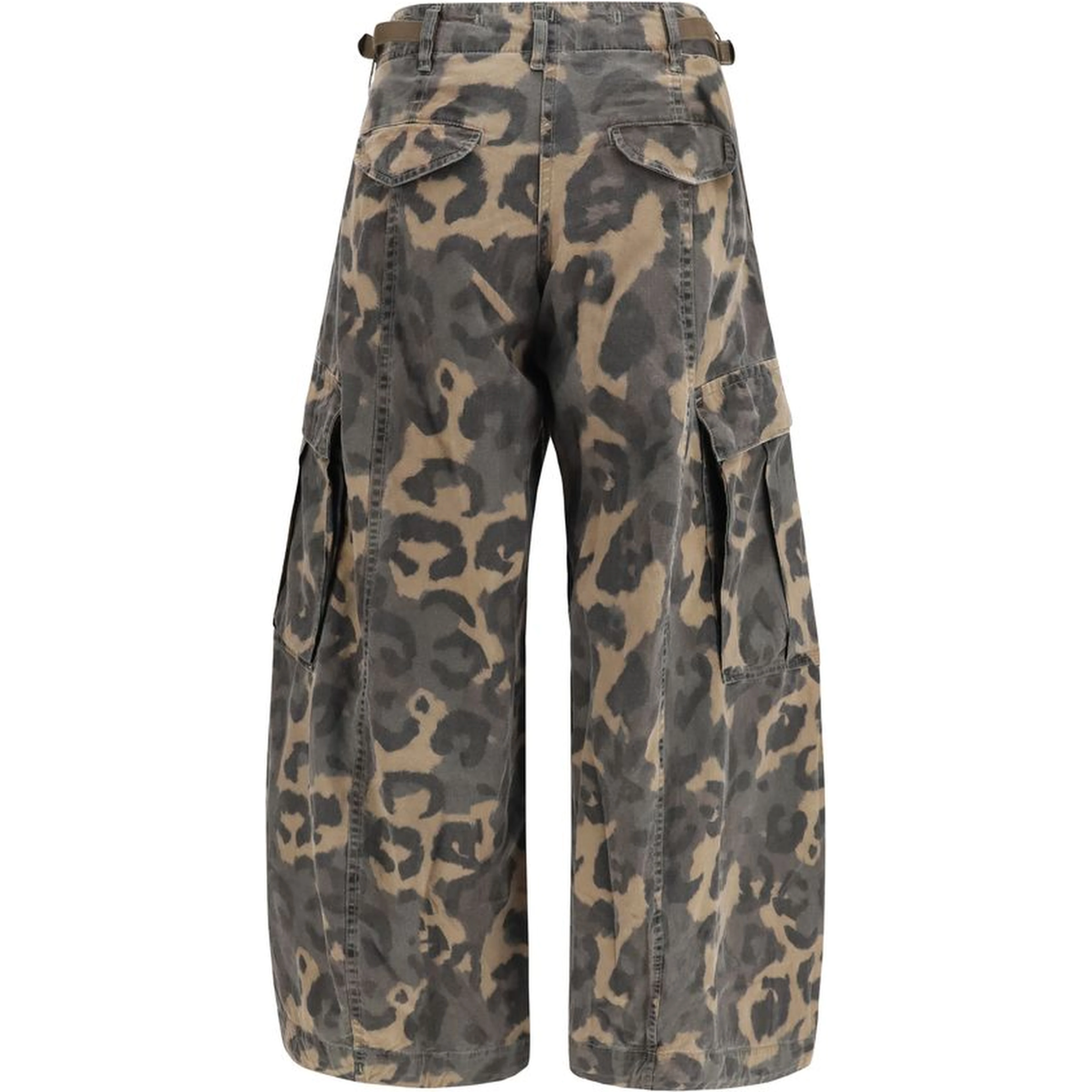Multicolor Cotton Cargo Shorts
