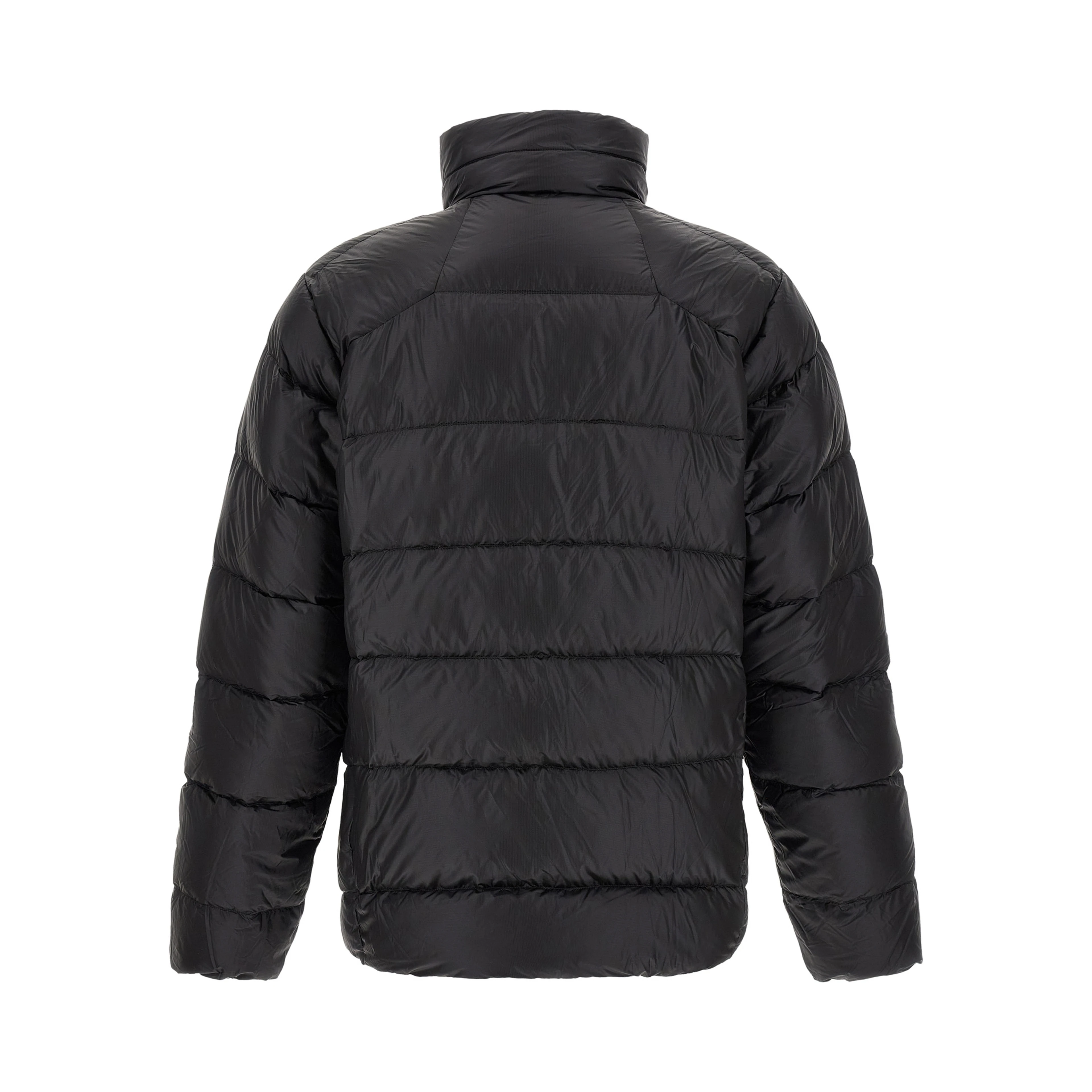 Black Nylon Full-Length Jacket
