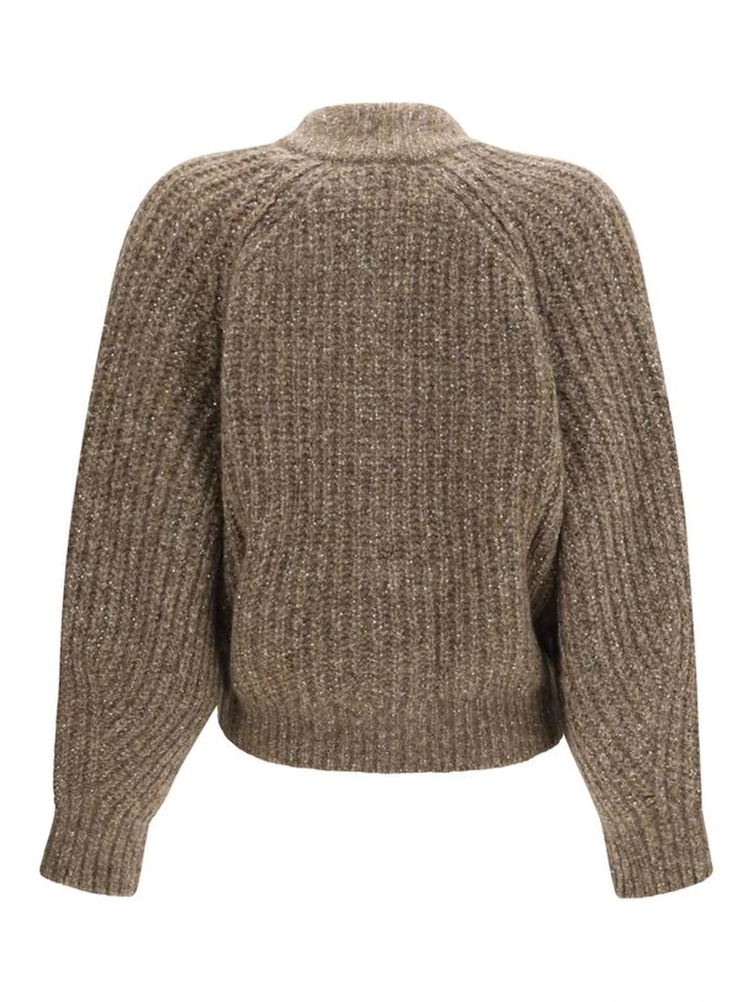 Brown Cashmere Cardigan