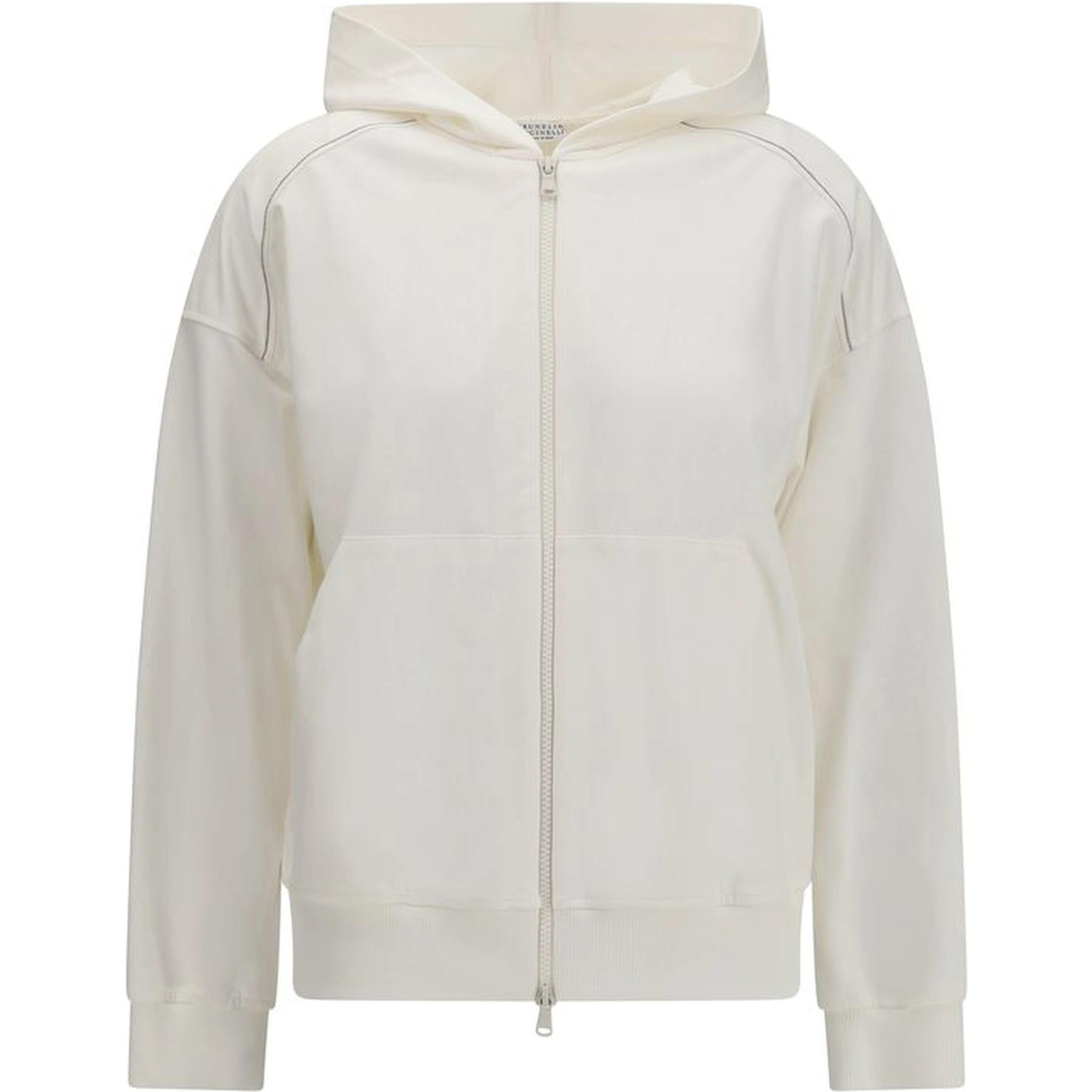White Cotton Sweatshirt