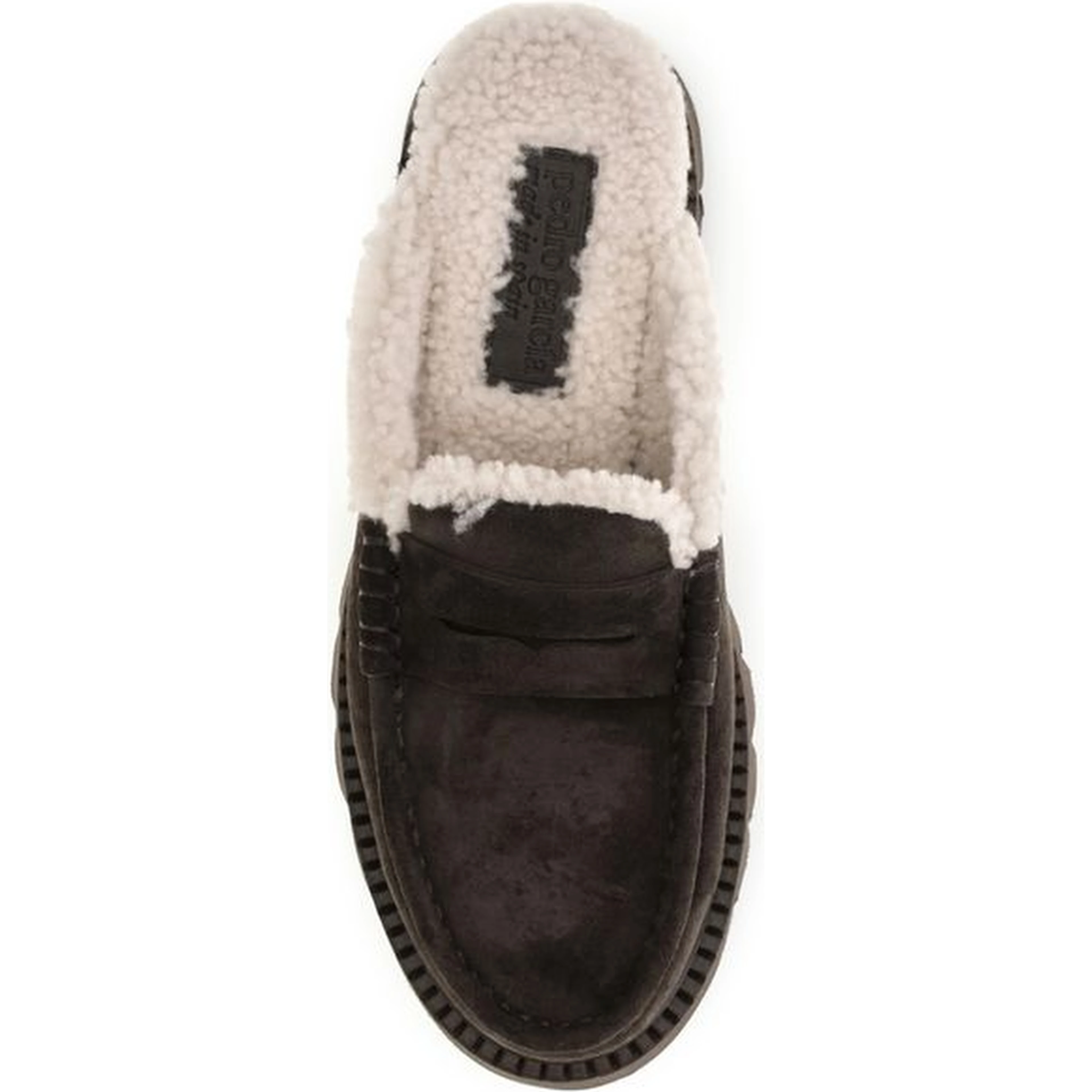 Brown Calf Leather Bos Taurus Mules