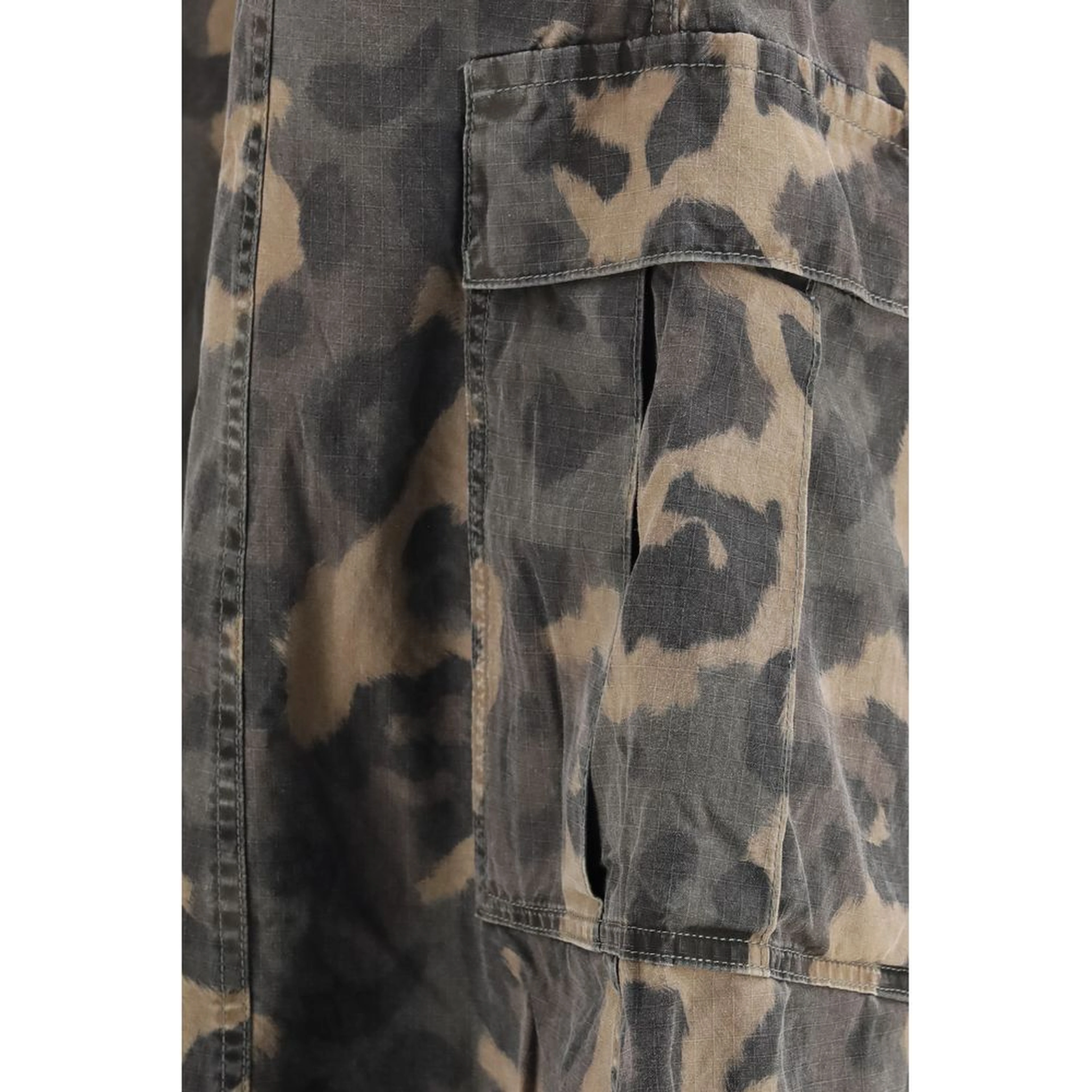 Multicolor Cotton Cargo Shorts