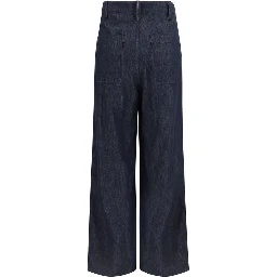 Blue Cotton Jeans Denim