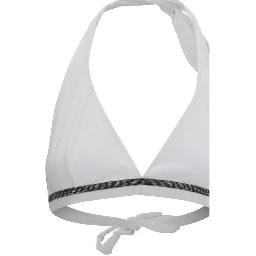 White Polyamide Bikini