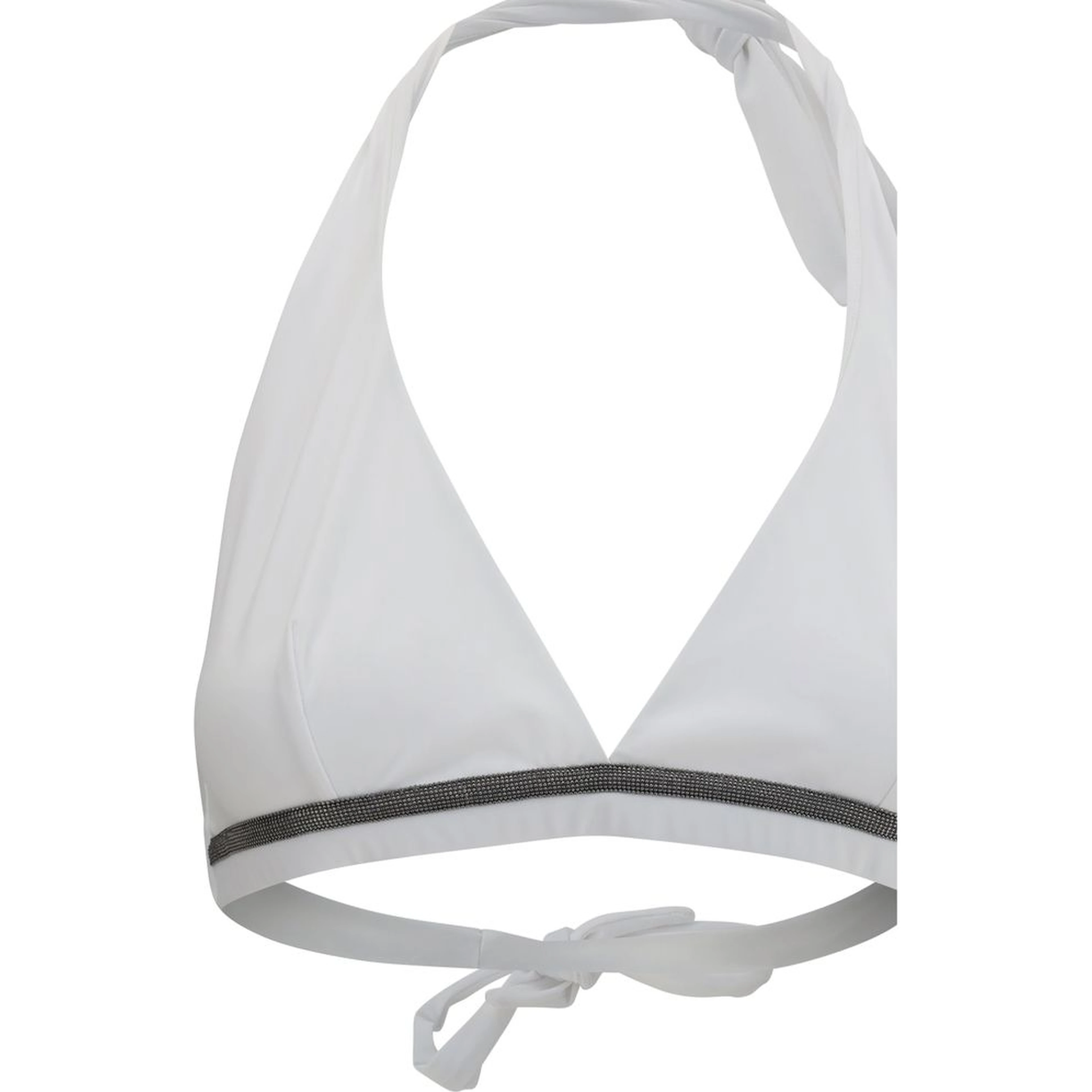 White Polyamide Bikini