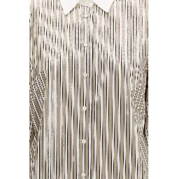 Beige Cotton Pattern Shirt