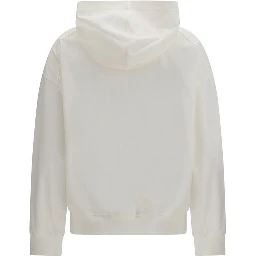 White Cotton Sweatshirt