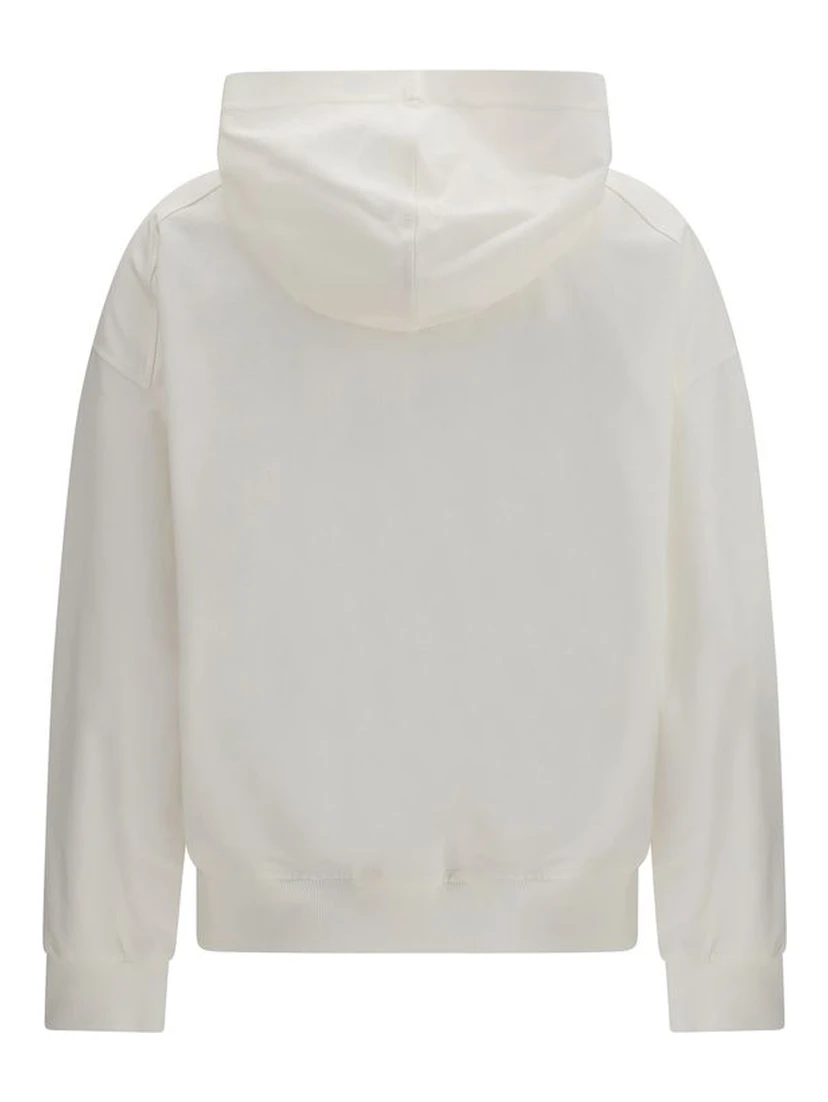 White Cotton Sweatshirt
