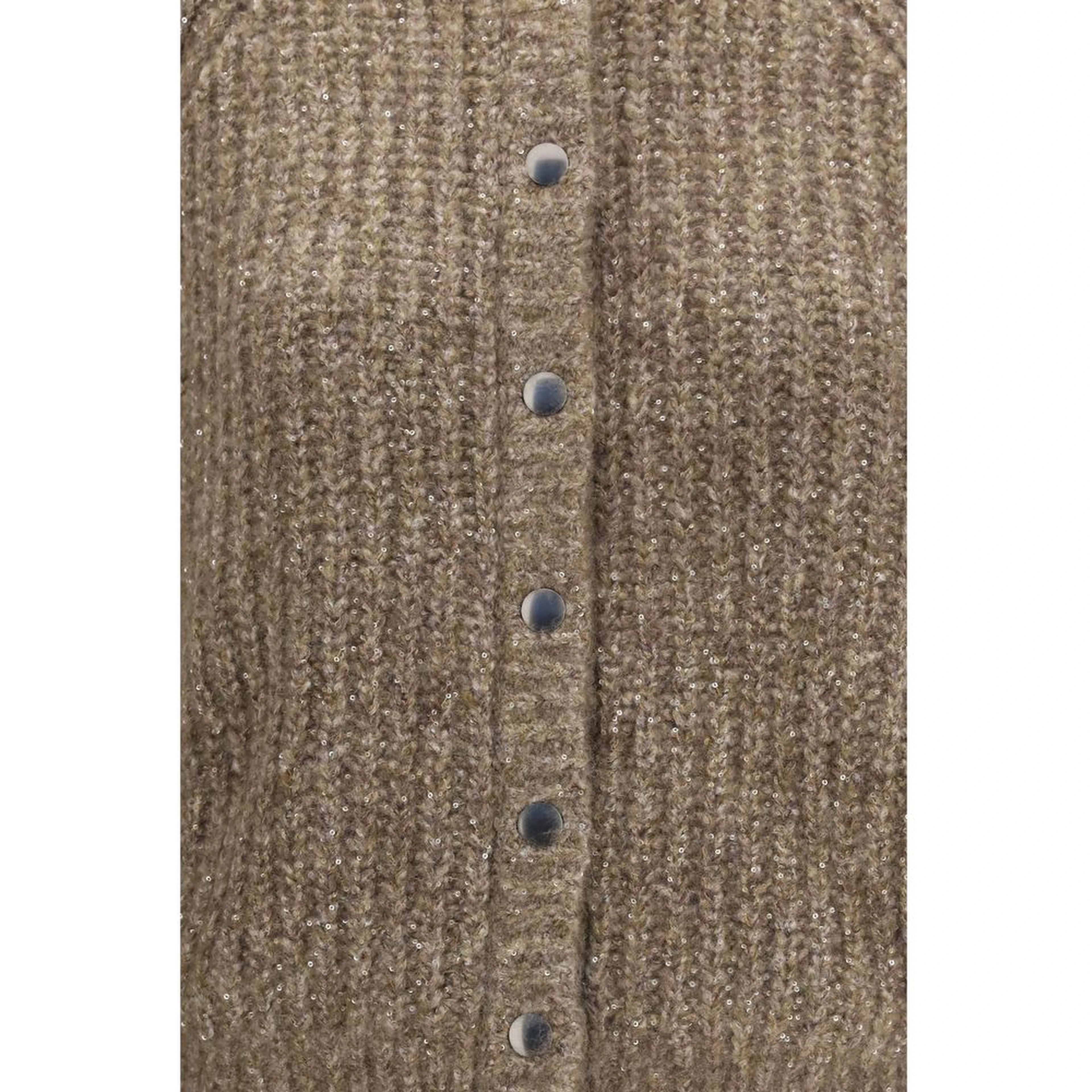 Brown Cashmere Cardigan