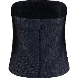 Blue Cotton Bodysuit
