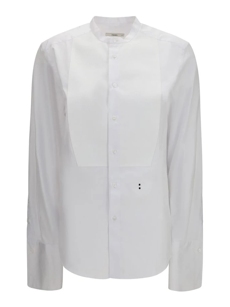 White Cotton Dress Shirt