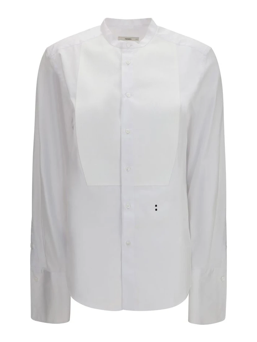 White Cotton Dress Shirt