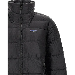 Black Nylon Full-Length Jacket